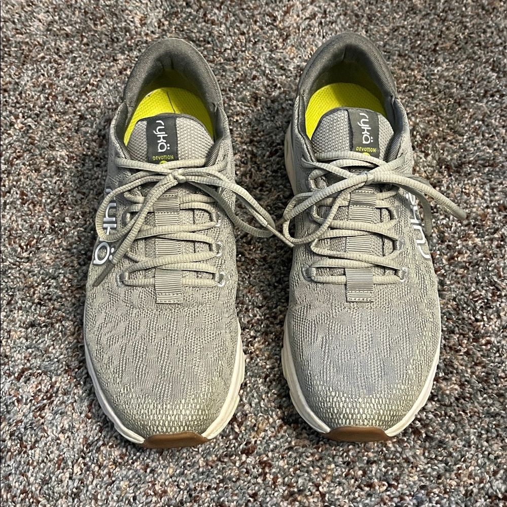 Ryka light greenish-gray Lace-Up Sneakers